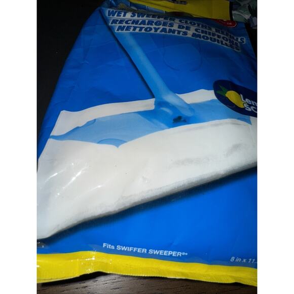 SCRUB BUDDIES Wet Sweeper Refill Cloths 20 Ct Swiffer 8 x 11.5 - Picture 2 of 6
